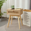 Wooden Bedside Table Cabinet w/ Drawer Nightstand Furniture Storage Side Table
