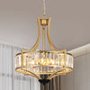 Elegant K9 Crystal Glass Chandelier 5-Light Ceiling Pendant Lighting Fixture E14