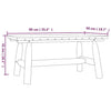GuyAna 3 Piece Garden Set Solid Wood Spruce,Corner Sofa Glass Coffee E3H8