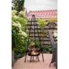 RedFire Garden Barbecue Outdoor Fireplace with Tripod and Fire Bowl Black