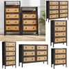 3/4/5/6/8 Drawer Chest of Drawers Dresser Bedside Storage Organizer Unit Bedroom