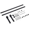 CO-Z 6.6 FT Sliding Wood Barn Kit 200cm Door Track System Hardware Closet Set