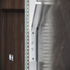 Bathroom LED Mirror with Shaver Socket Bluetooth Speaker Demister Touch 500x700