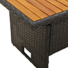 Tidyard Garden Table Coffee Table Weather Resistant, Patio Table with Lift M8I4