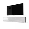 160/180cm High Gloss TV Cabinet Stand Entertainment Wall Mounted Floating Unit