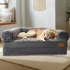 Giant Foldable Human Dog Bed Pet Dog Cuddling Bolster Pillow Mattress Sofa Bed