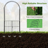 230CM Garden Arch Arbor TrellisTall Heavy-Duty Metal Arbour Archway w/Gate