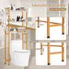 3-Tier Bathroom Organizer Over The Toilet Storage Shelf Rack Adjustable White