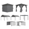 Event Garden Gazebo Pergola Roof Canopy Sunshade Sun Patio Awning Shelter
