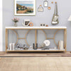 Entryway Console Table Sofa Table with Storage Shelf