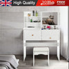 Vanity Dressing Table Set Bedroom Makeup Desk With Mirror Drawer Stool Bedroom