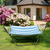Hammock Stand Only Heavy Duty 150kg Steel Frame Hanging Hooks Indoor Outdoor
