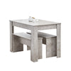 Rectangle Dining Tables for 2-4 Small Space, Wooden Kitchen Table Home/Office