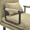 Modern Futon Recliner Armchair Folding Chair Single Sleeper Sofa Chair Bed Linen