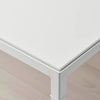 Table 75x60x50cm Coffee Table with Reversible White Top Living Room