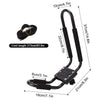 4PC Adjustable J Bars Car Roof Rack Kayak Canoe Carrier Universal H-Duty & Strap