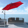 4 Size&5 Color Patio Parasol Sunshade Outdoor Canopy Tilt Crank Garden Umbrella