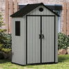 Backyard Garden Clutter Storage 6x4FT Outdoor Plastic Tool Shed with lock UK