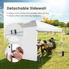 3x3M Commercial Pop-up Canopy Tent Folding Gazebo Tent W/ Roller Bag & Sidewall