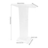 Acrylic Lectern Plexiglass Podium Clear Stand Acrylic Pulpits f/ Churches Office