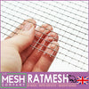 The Mesh Company RatMesh Rodent Proof Wire Metal Mesh | 6m x 100mm x 4 Rolls