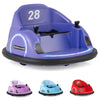 Electric Ride on Bumper Car 12V Electric 360° Spin Car Purple