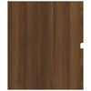 ARKEM Sink Cabinet Brown Oak 90x38.5x45 Engineered Wood,Vanity Unit with B3O0