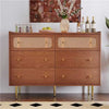 Sideboard Buffet Storage Cabinet Cupboard w/ 6 Drawers for Living Room 120cm