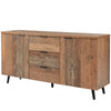 Sideboard Cabinet Industrial Cupboard Storage Furniture With Drawers and Doors