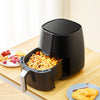 LED Touch 3.8L Air Fryer Power Oven Cooker Oil Free Low Fat Frying Chips Black