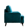 Mobile Velvet Chair Accent Armchair Padded Seat Wing Back Cushion Sofa Lounge UK