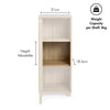Bathroom Storage Cabinet Oak Wood Effect Bathroom Floor Cabinet with Handleless