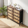 8 Drawers Chest of Drawer Fabric Dresser Living Room Bedroom Storage Organizer
