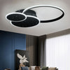 Modern LED Ceiling Light 3/5 Rings Chandelier Living Room Bedroom Pendant Lights