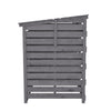 Fir Wooden 240L Triple Wheelie Bin Storage Store Garden Rubbish Dustbin 3 Sheds