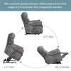 Electric Lift Recliner Chair Riser Upholstered Lounge Sofa Living Room Armchair