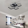 Modern Chandelier LED Lamp Black Frame Ceiling Light Living Room Pendant Lights