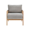 Modern Accent Fabric Chair Single Sofa Upholstered Rattan Armchair Living Room