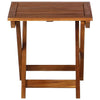 Solid Acacia Wood Folding Garden Table Outdoor Coffee Furniture