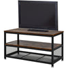 Vintage Console Table Industrial Table with 3 Shelves for Living Room Hallway UK
