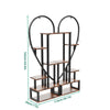 2PCS XL Plant Stand Shelf Outdoor Garden Patio Flower Shelf Basket Hanging Racks
