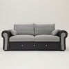 Upholstered Fabric 2 3 Seater Sofa Suite Couch Settee Set Padded Seat Furniture