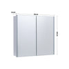Illuminated LED Bathroom Mirror Cabinet With Demister Sensor Shaver Socket