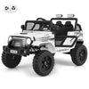 Battery Powered Electric Vehicle 12V Kids Ride on Truck Car-White