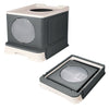 Large Self-Cleaning Hooded Cat Litter Box Enclosed Kitten Toilet Box Potty Tray