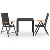 Gecheer Garden Dining Set for 2 Garden Table and Chairs Set 2 Seaters W6C3