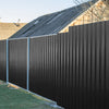 Roof Sheets Cladding Roofing Galvanized Corrugated Heavy Duty Black Metal 12Pcs