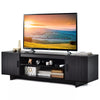 Modern Wood Universal Stand for TV up to 65" Media Console Table w/Shelves