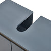 Grey Bathroom Under Sink Cabinet Basin Storage Cupboard Vanity Unit Furniture