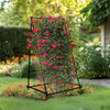 Garden Trellis A-Frame for Climbing Plant Vegetable Fruit Support Stand Full Set